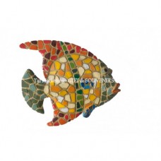Mosaic Fish Magnet
